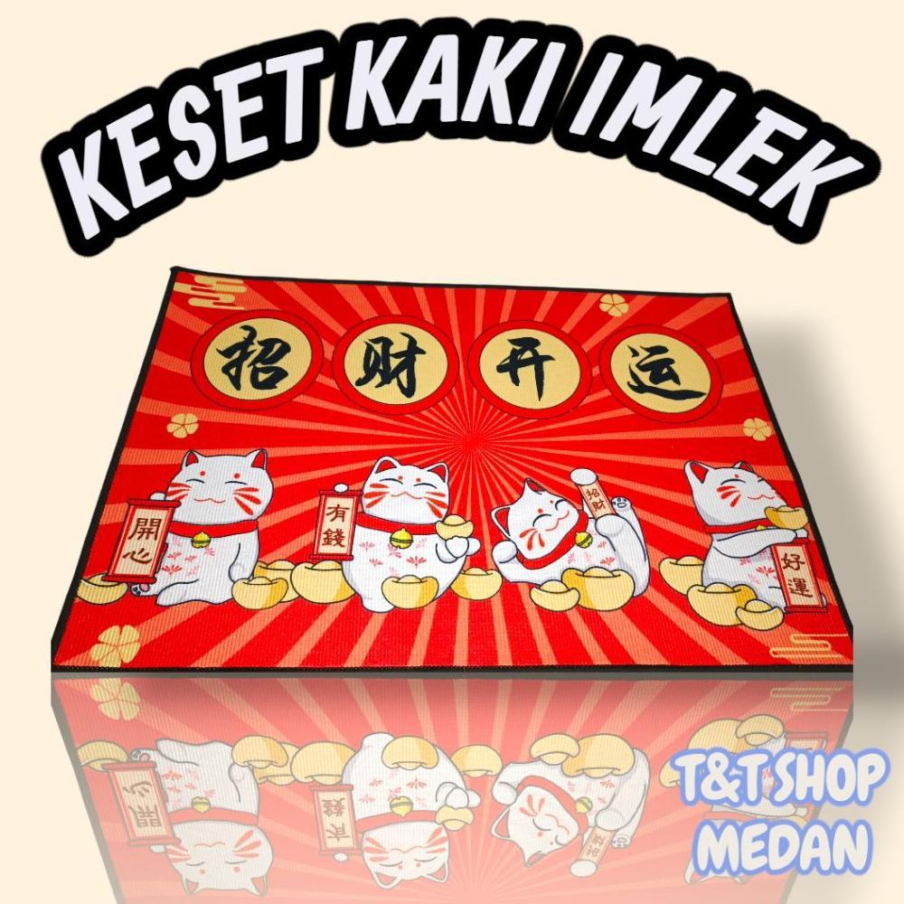 Promo Imlekk T&T SHOP MEDAN KESET KAKI IMLEK GONG XI FAT CHAI / TAHUN BARU CINA 2026 MOTIF CANTIK EL