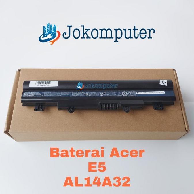 BEBAS ONGKIR - Baterai Batre Batrai Battrey Original Laptop Acer Aspire E5 AL14A32