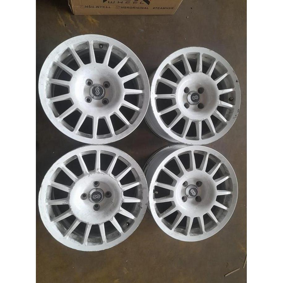 Terlaris Velg Mobil Type Enkei Rally Ring 16X7 H4X100 White