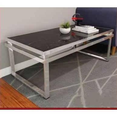 Terlaris Meja Tamu Marmer / Meja Tamu Granite Motif Marmer / Meja Kopi Marble