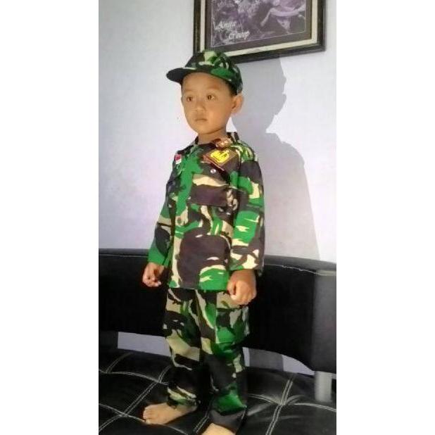 AI54 >> baju tentara anak/baju militer/baju profesi/baju tentara