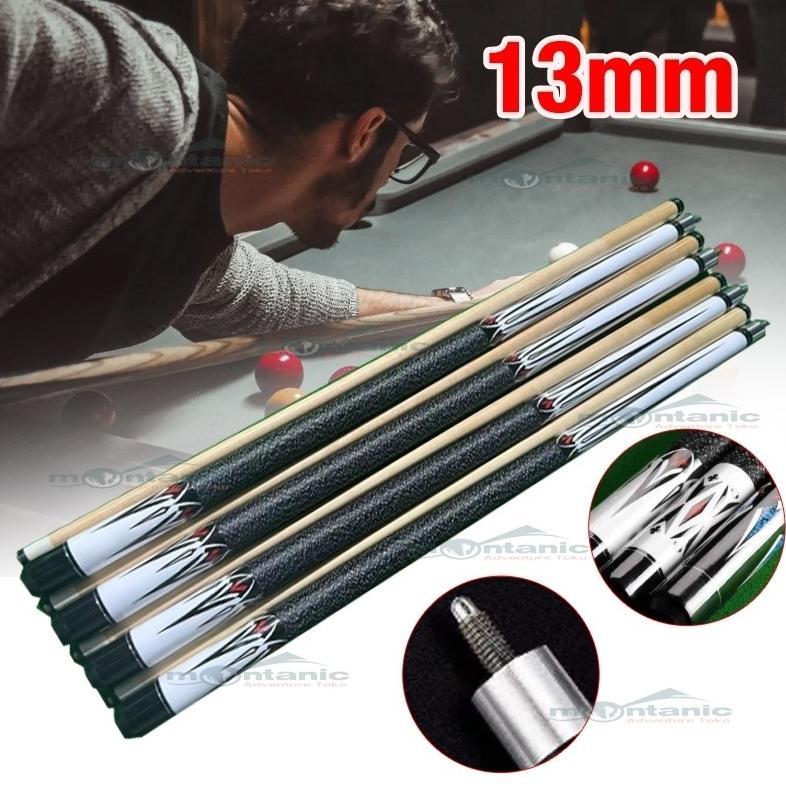 BEST DEALS Tongkat Biliar 57" 1/2 Ujung 12.5Mm Permainan Latihan Kolam Kayu Stik Biliar - Stick Bill