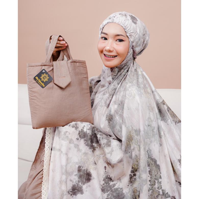 Mukena Rayon Jumbo Terbaru Traveling Bahan Adem Lembut Nyaman Mewah