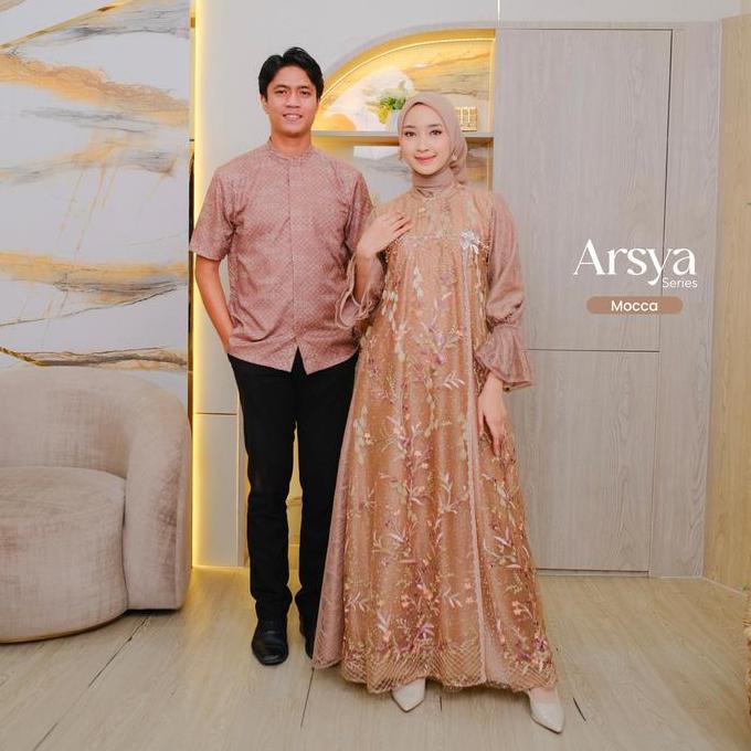 Arsya Gamis Payet Brocade Couple Premium Exclusive Special Series (GAMIS SAJA)