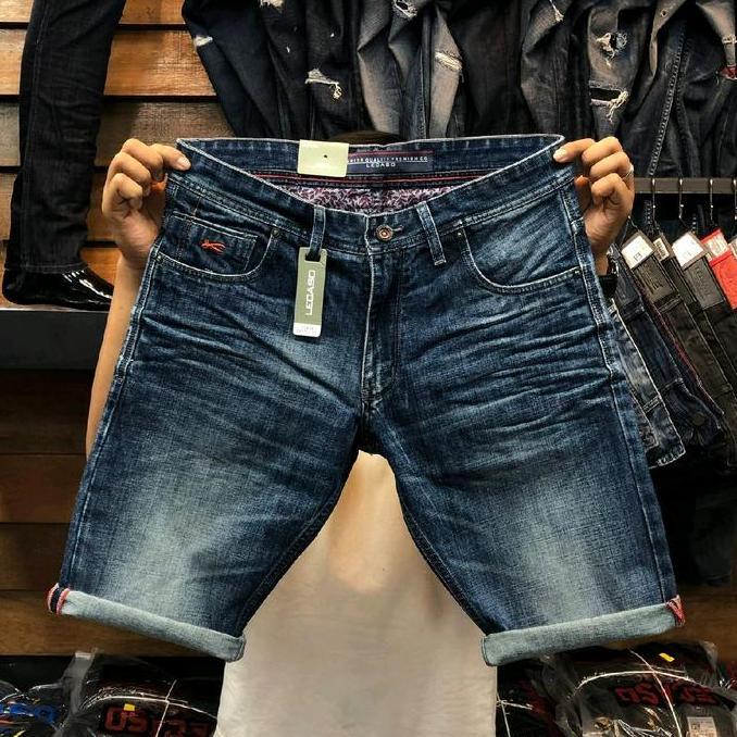 DY12 - Celana Pendek Lecaso Original / Celana Pendek Reguler-Fit / Celana Jeans Cowok / Celana Pria 