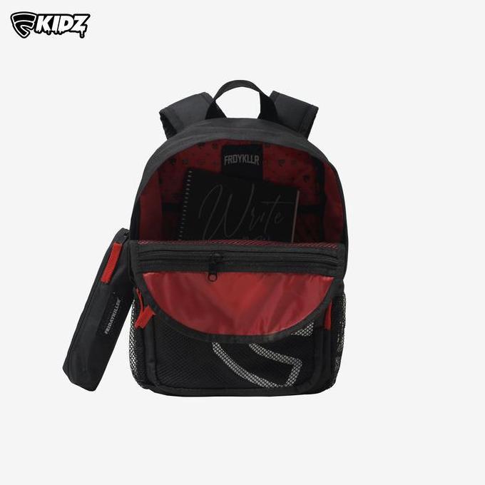 Gratong Tas Punggung Ransel Backpack Anak Anak Casual Simple Hitam Friday Killer | Og Backpack Kids 