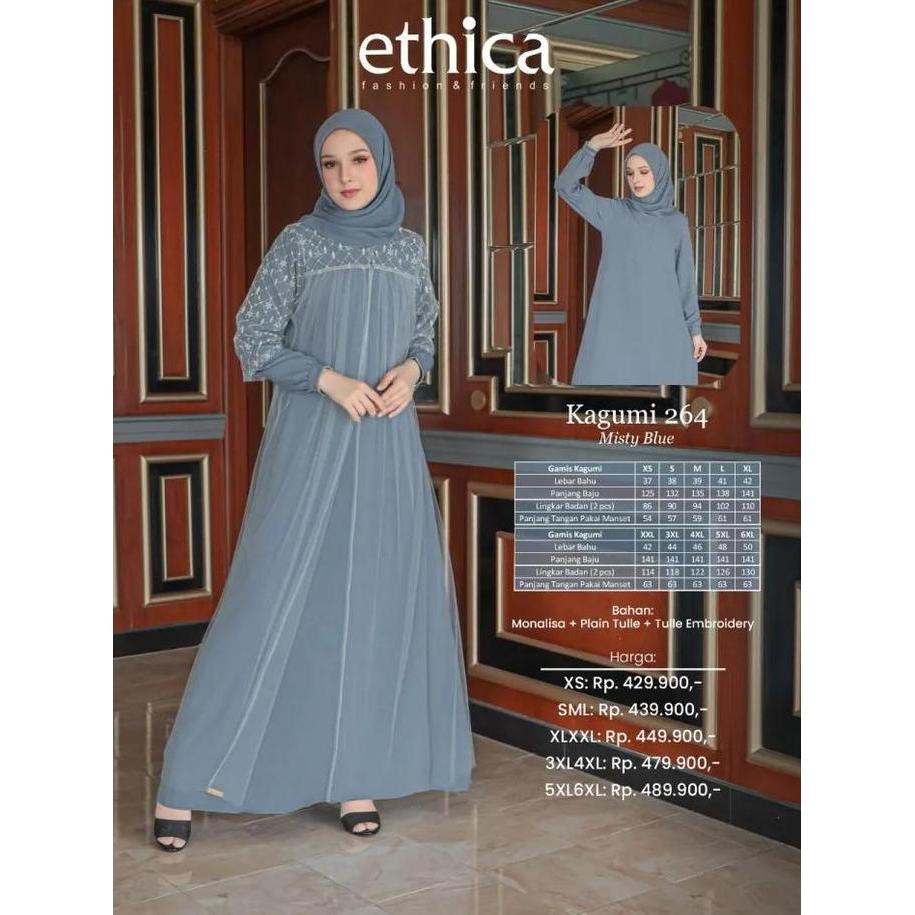 Gamis wanita terbaru kagumi 264 Frosty green