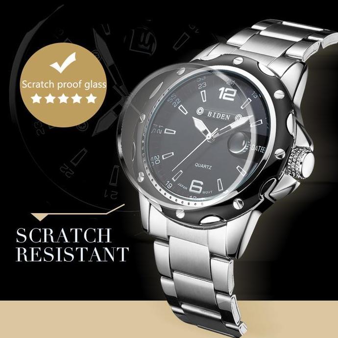 DR359 >> 003 Harga telah diganti, cepat beliBIDEN Jam Tangan Olahraga Kuarsa Otomatis Date Tali Stai