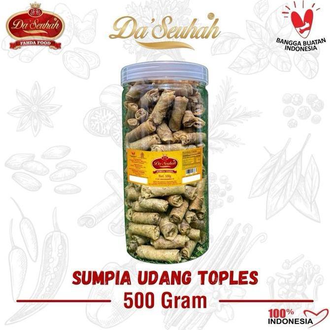 Sumpia udang 500g renyah kemasan toples Best Seller
