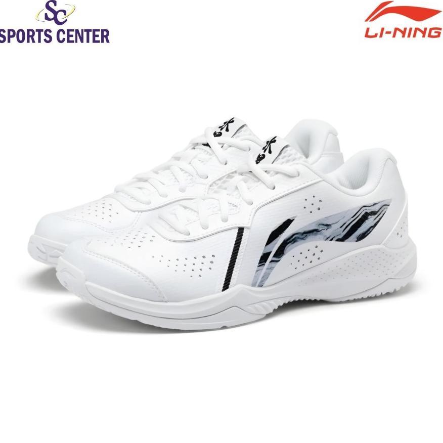 New Product New Limited Sepatu Badminton Lining Thunder Lite Ayts020 / Ayts 020 -7 White