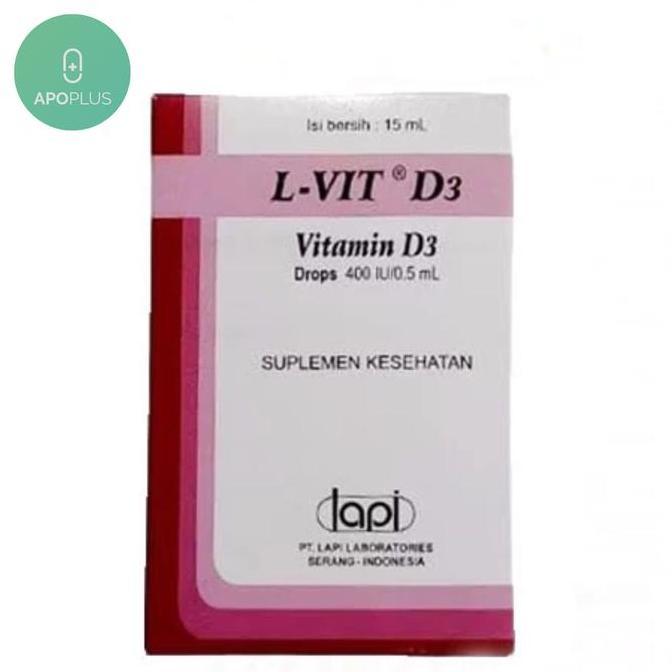 L-Vit D3 400iu Drops ~ Vitamin D3 400iu Drops Anak