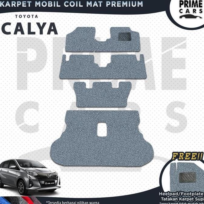 Karpet Mobil Coil mat CALYA - Mie Bihun 1 Warna Full set Toyota Accessories Car