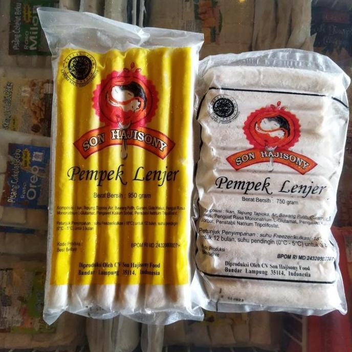 Pempek Lenjer Haji Sony Lampung Free Cuko 250ml Asli Lampung