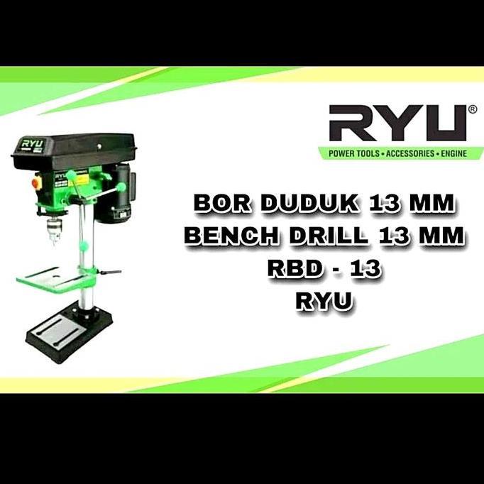 Mesin Bor Duduk 13mm 13 mm Bench Drill Tekiro RYU RBD 13