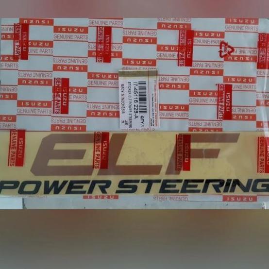 Stiker Kabin Isuzu Elf Power Steering