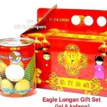 Eagle Longan Set Kaleng isi 6s Hampers Imlek Kado Cny Produksi Terbaru