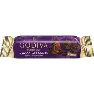 Godiva Chocolate Domes 3pcs Sachet - Double Choc