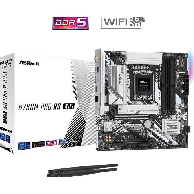 ASROCK B760M PRO RS WIFI DDR5 (Intel LGA 1700, DDR5, B760)