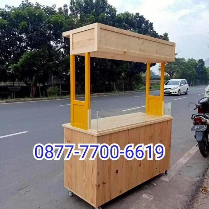 Terlaris Booth Jati Belanda / Booth Gerobak / Booth Kayu