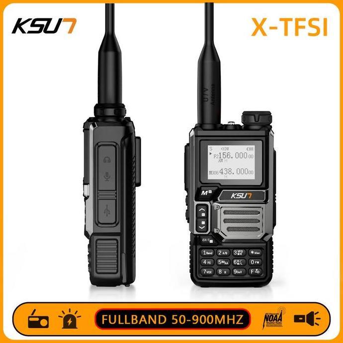 NEW KSUN X-TFSI WALKIE TALKIE ALLBAND HANDY TALKY 200 CHANNELS HT JARAK JAUH 5KM