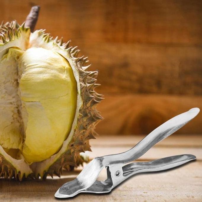 Dapurkecil- Alat Pembuka Durian Stainless Tang Pengupas Durian Pembuka Durian