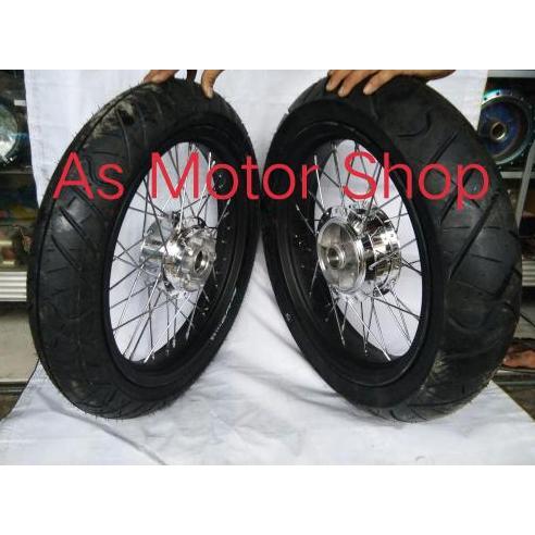 Sepaket velg set sprint xd 185 - 215 x 17 vixion old vixion new Rxking