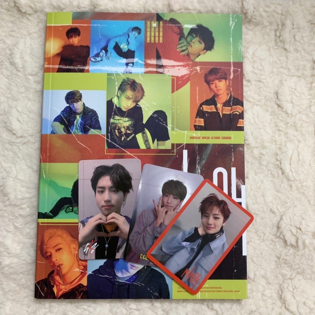 Album Stray Kids Miroh UNSEALED+photocard Han jisung+I.N