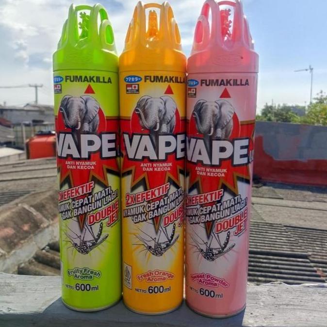 3 aleng Fumailla nyamu dan ecoa pray Orange dan aura bloom 600 ml