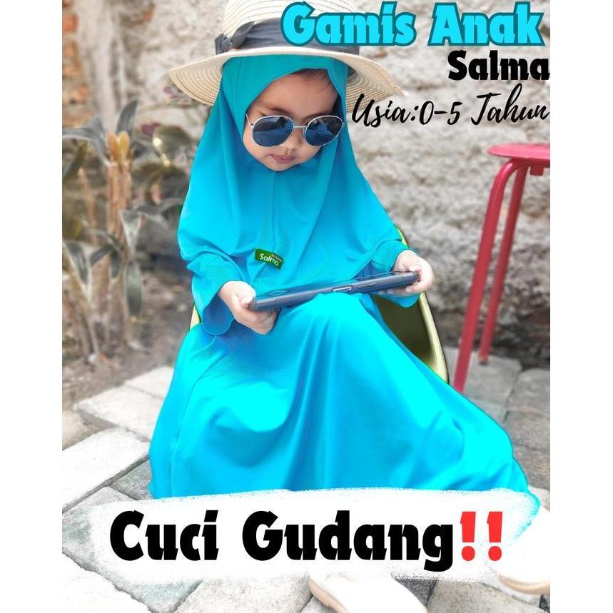 Baju Gamis Anak Perempuan Baju Muslim Bayi Perempuan umur 1 - 4 Tahun