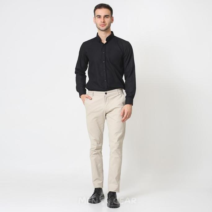 Cuci Gudang  Menfootgear Darwin Sepatu Wisuda Pria Sepatu Casual Sepatu Sneakers Kulit Pu Leather Hi