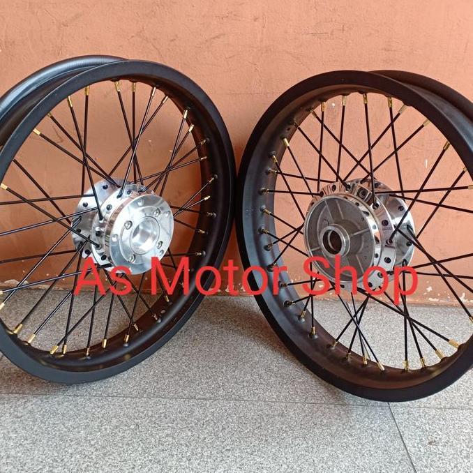 VELG SET ROSSI UKURAN 185 - 215 RING 17 TROMOL THUNDER125 FREE RAKIT