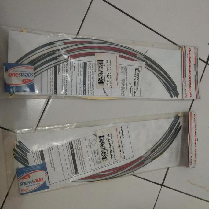 sticker list velg CBR 150 original