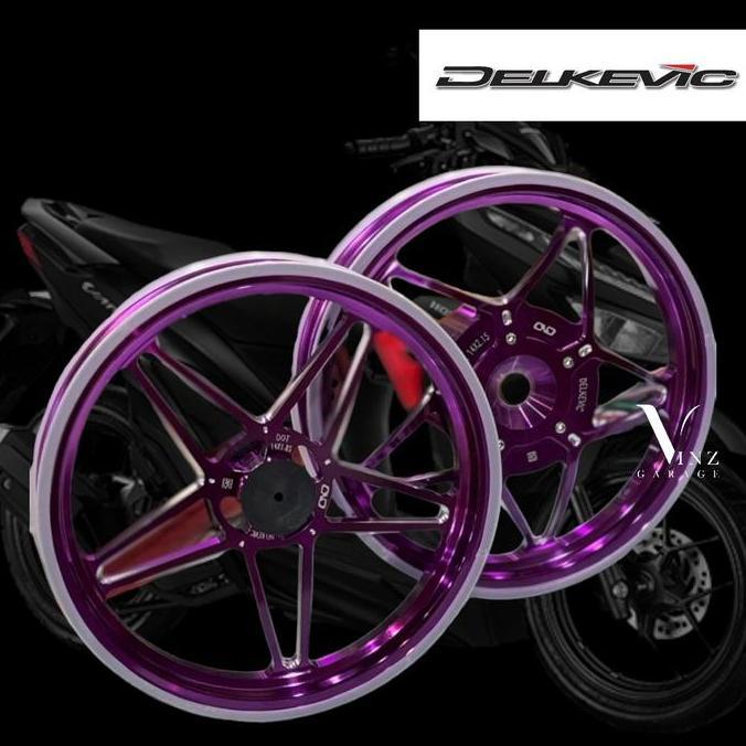 Velg Delkevic X-1 Vario 125 / Vario 150 Bintang Purple Ungu Delkevic