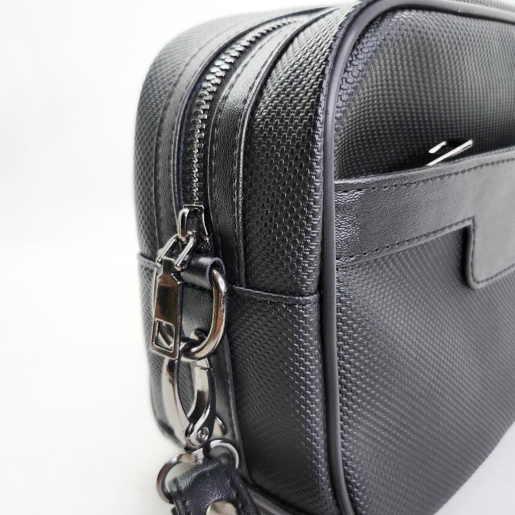 CUCI GUDANG HAND BAG TAS CLUTCH PRIA HUSH PUPPIES 518 HITAM PREMIUM / TAS TRAVEL ORGANIZER TAHAN AIR