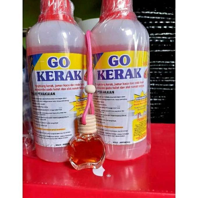 [CUCI GUDANG] / 2 Botol GO KERAK Bonus 1 Botol Parfume Toilet Pembersih Kamar Mandi Pembersih Kerak 