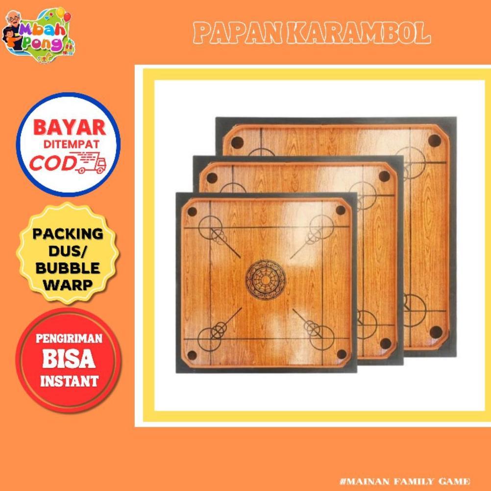 LARISS Papan Karambol Tebal Kayu Original Termurah
