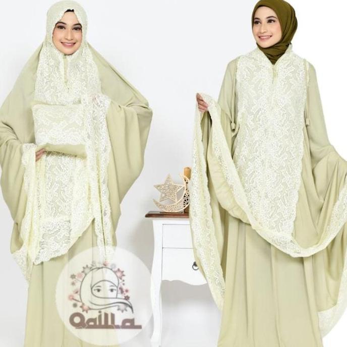 Mukena Zara Silk 2 IN 1 Premium Warna Terlengkap Mukenah Muslim Renda Dewasa Mewah Cantik Nyaman muk