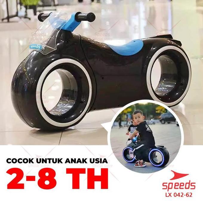 Promo SPEEDS Mainan Anak Sepeda Anak Model Sepeda Motor Sepeda Mini 042-62 Diskon