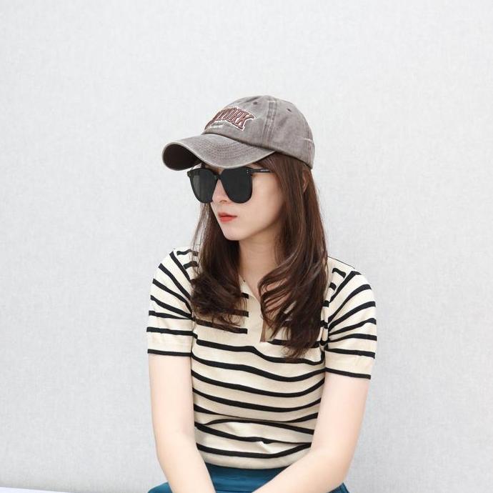 Kabibidahlan - Haechan Topi Dewasa Baseball  Style Visor Pendek Topi Pria dan Wanita Bahan Cotton Je