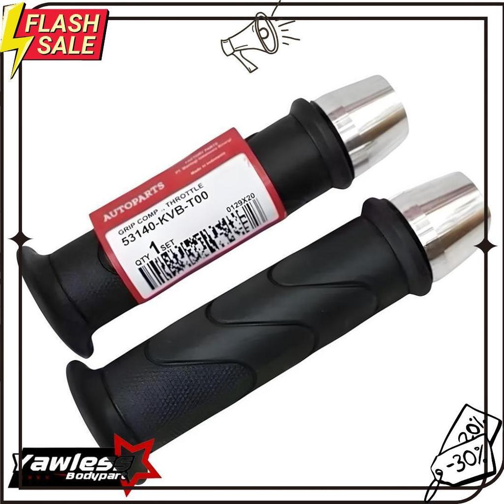Handgrip Honda Set Bandul Jalu Stang Chrome Model Pcx Universal Grip Honda Semua Motor Beat Scoopy S