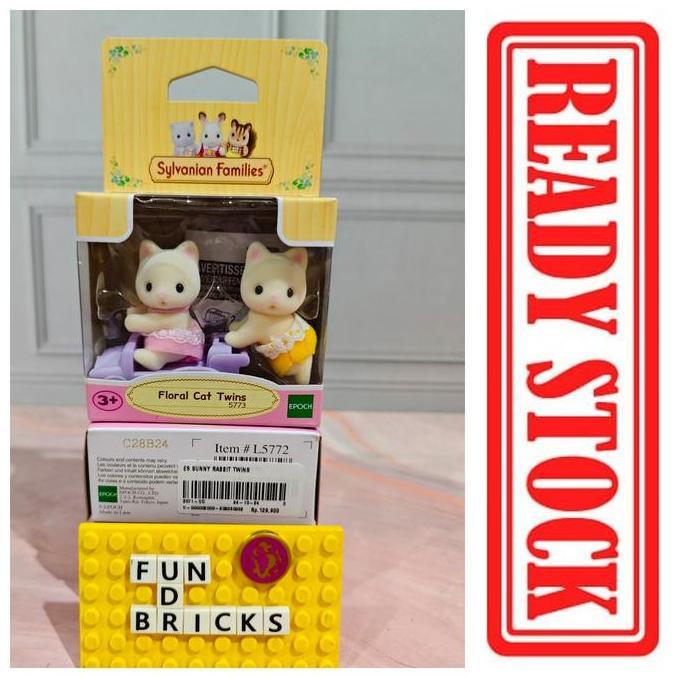 Sylvanian Floral Cat Twins 5773