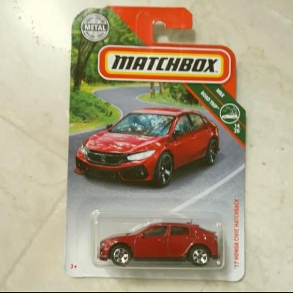 matchbox honda civic hatchback merah