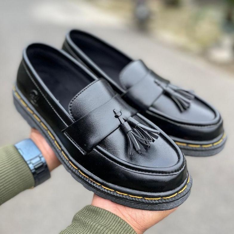 Original Bozbay Sepatu Pantofel Docmart Original Sepatu Kantor Pria Terlaris