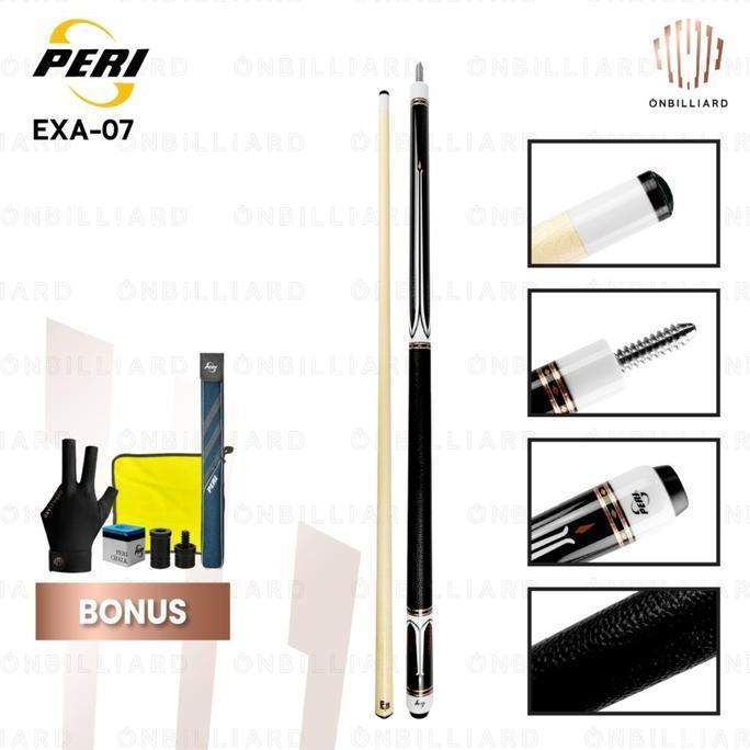 PERI EXA-07 Series Stick Billiard Low Deflection Cue Stick Play Billiard Shaft P20 Maple 12.5mm