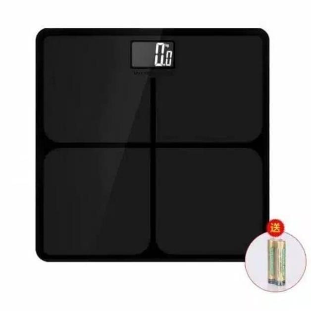 Medivix- Cod Pinzy Timbangan Badan Digital 180Kg Hitam - Pengukur Berat Badan Digital Gratis Baterai