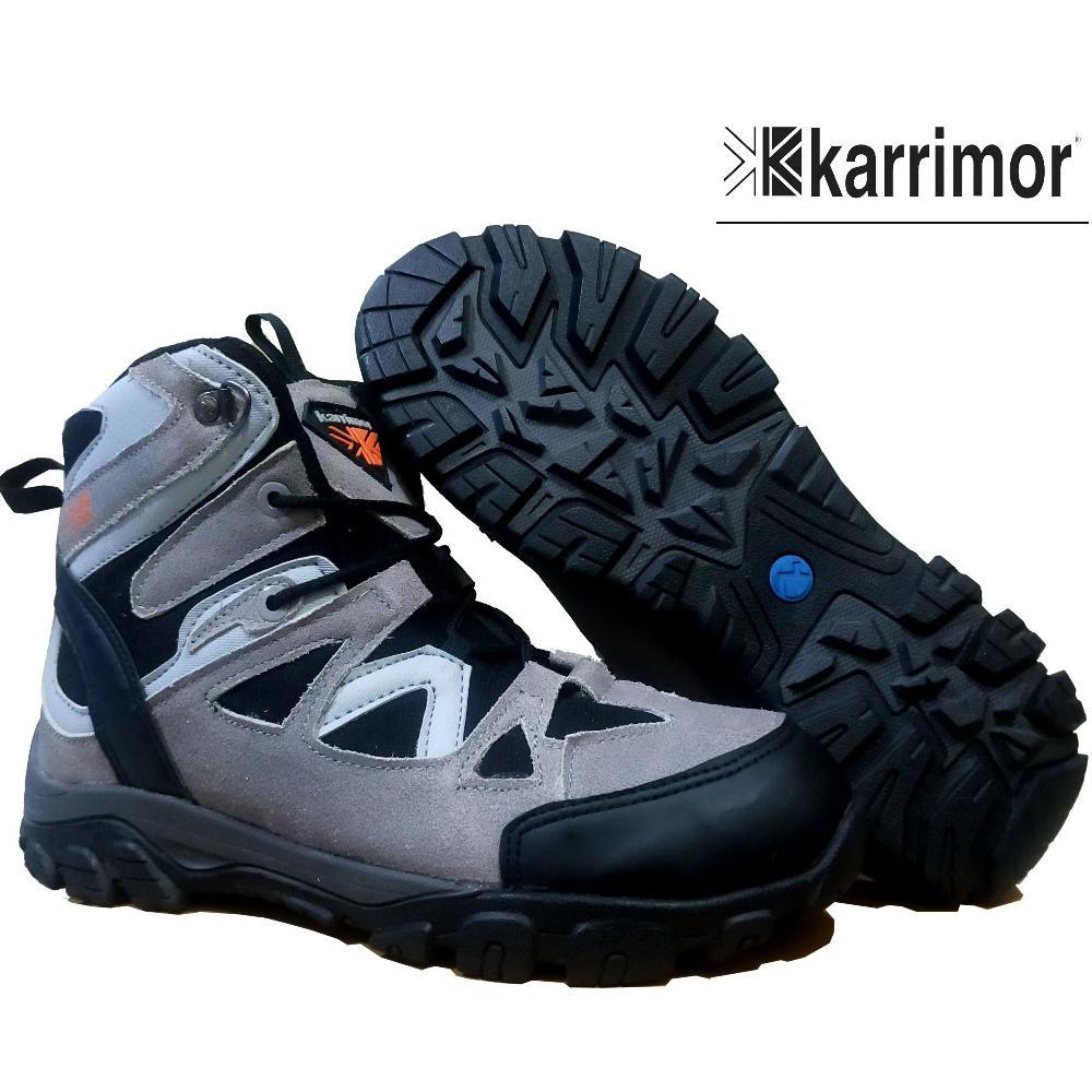 new sepatu outdoor karrimor pria/wanita-sepatu gunung-hiking-trekking waterproof-sepatu boot karrimo