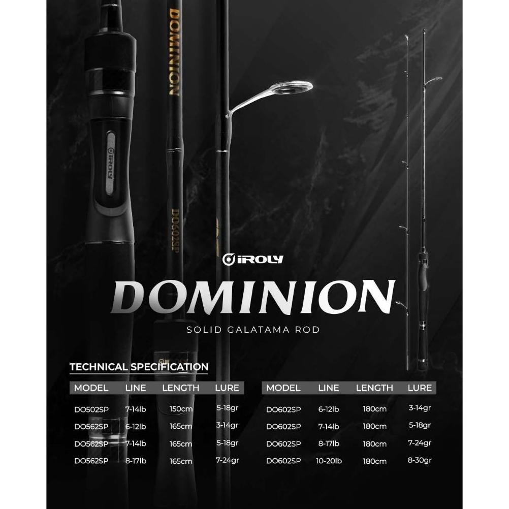 Joran IROLY DOMINION 150/165/180Cm - RING FUJI