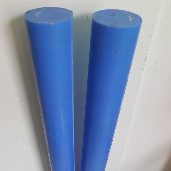 Nylon Mc Blue Batangan 75mm / Mc Blue Rod / Nylon Biru Batangan