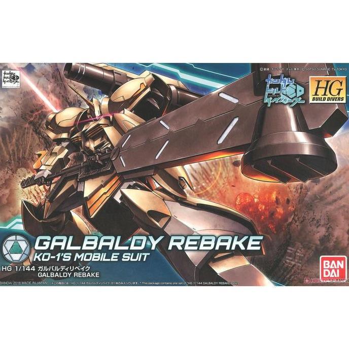 Bandai HG 1/144 Galbaldy Rebake seri Gundam build 00 diver