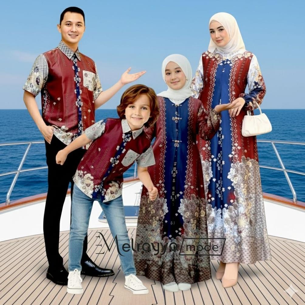 Exclusive Sarimbit Keluarga 2026 Lebaran Premium | Baju Couple Keluarga Lebaran Ayah Ibu Anak 2026 S